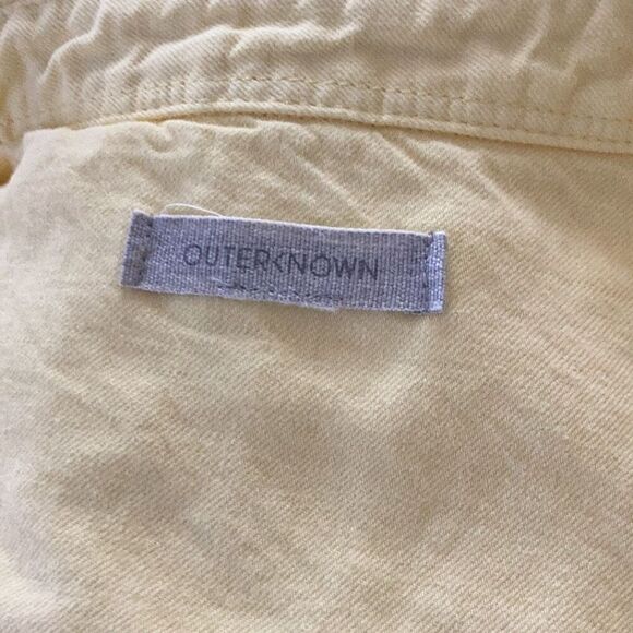 Outerknown S.E.A. Yellow Jumpsuit Short Sleeve XS - Picture 6 of 7